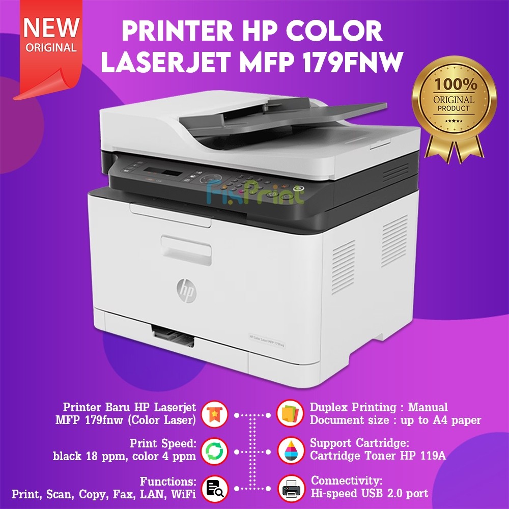 HP HP Color Laser Multi function Printer 179fnw