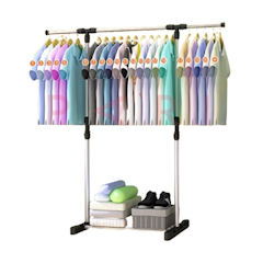Stand Hanger Single Tanpa Roda