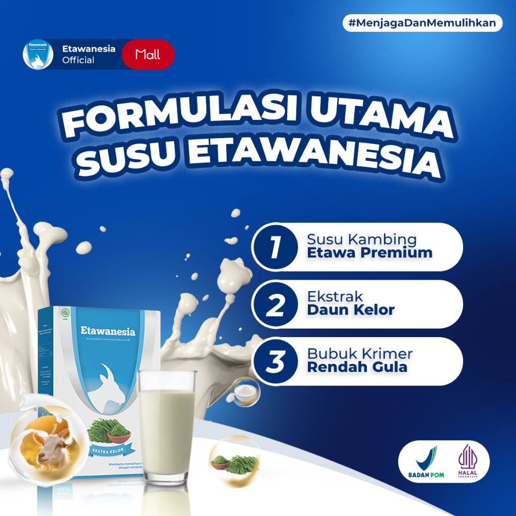 Bumi Wijaya Etawanesia Etawa Biru + Ekstrak Moringa