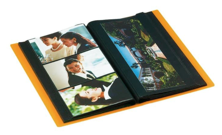 Kokuyo Poket Album Black Mount A4 Slim Ukuran 3R  A-NP935