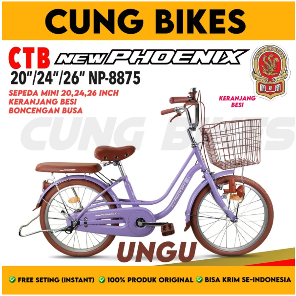 Roda Pasifik Mandiri NEW PHOENIX Citybike 26 Inch  NP-8875