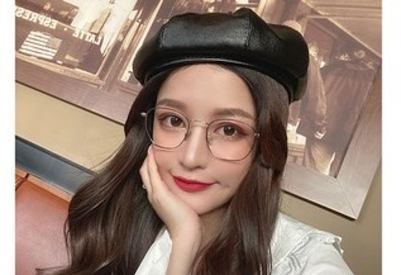 BELT Topi Beret Kulit PU Leather 1