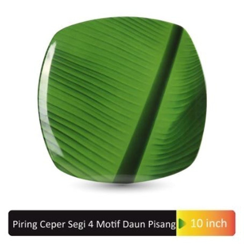 Piring Ceper Segiempat Daun Pisang 2