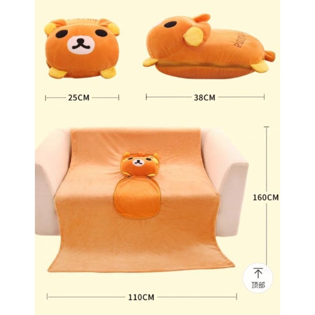  Bantal Selimut Karakter 2 in 1