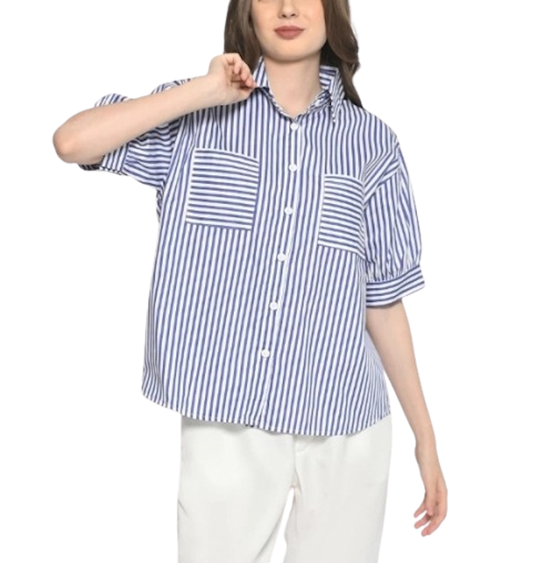 Queentin Kemeja Casual Wanita 1