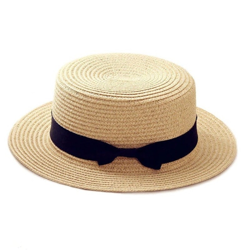 Topi Pantai Panama Summer Sun Beach Straw Hat CW48