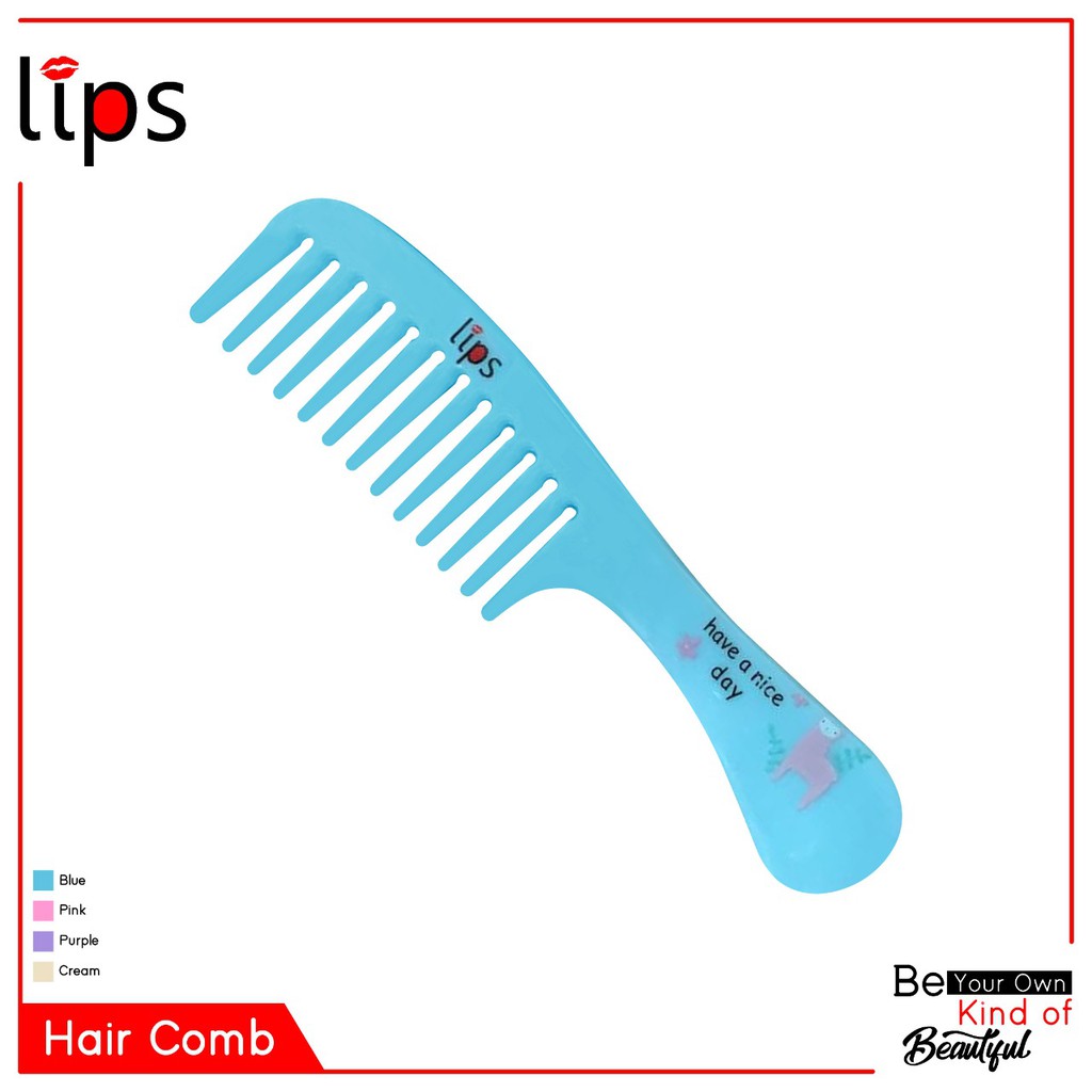  Lips Sisir Flat Wanita Have a Nice Day