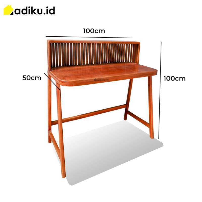 Meja Belajar Keenan - Meja Kerja Kayu Minimalis 5