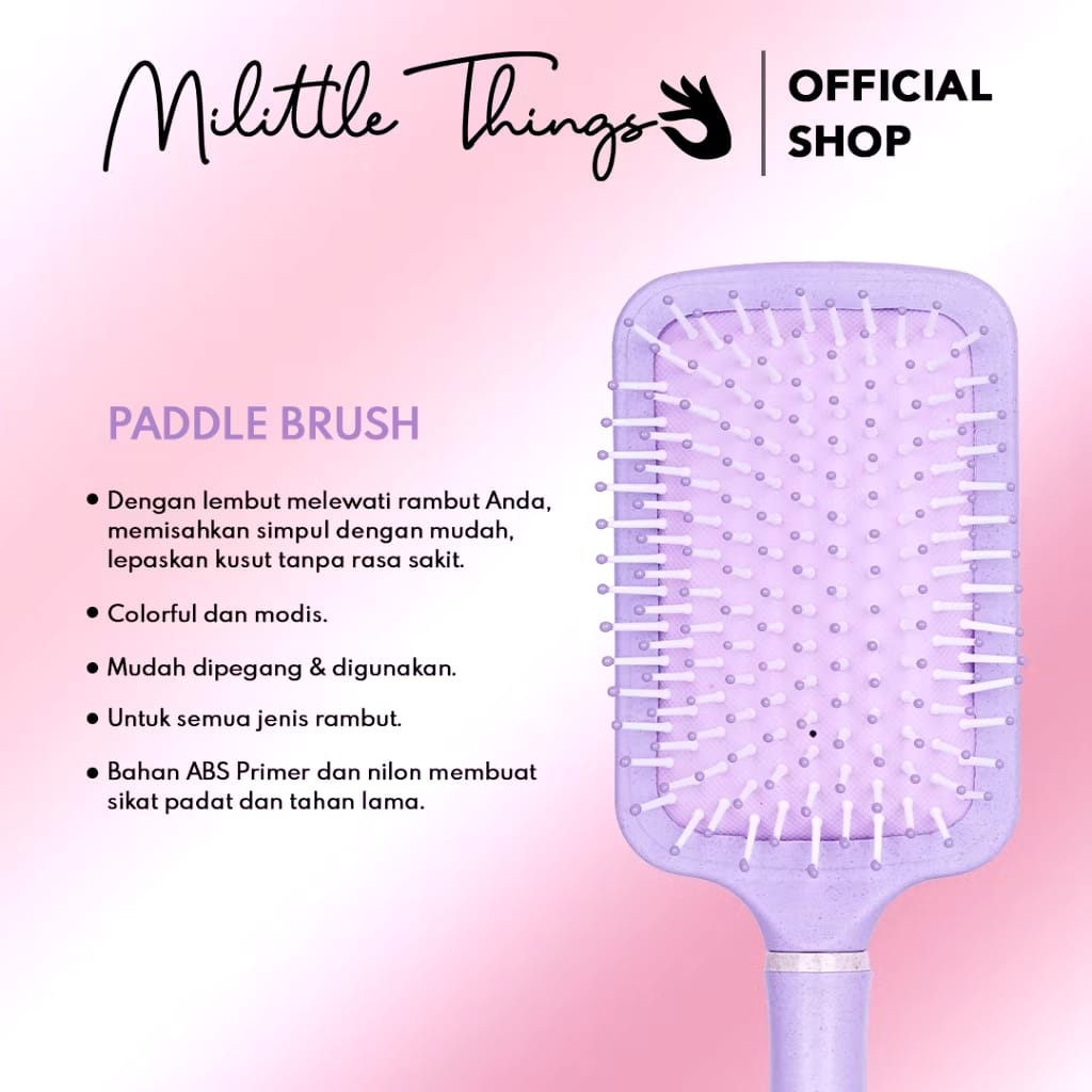  MiLittle Things Paddle Brush Square