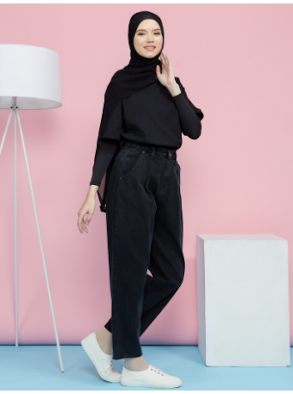 Celana Jeans Slouchy Wanita Boyfriend 4