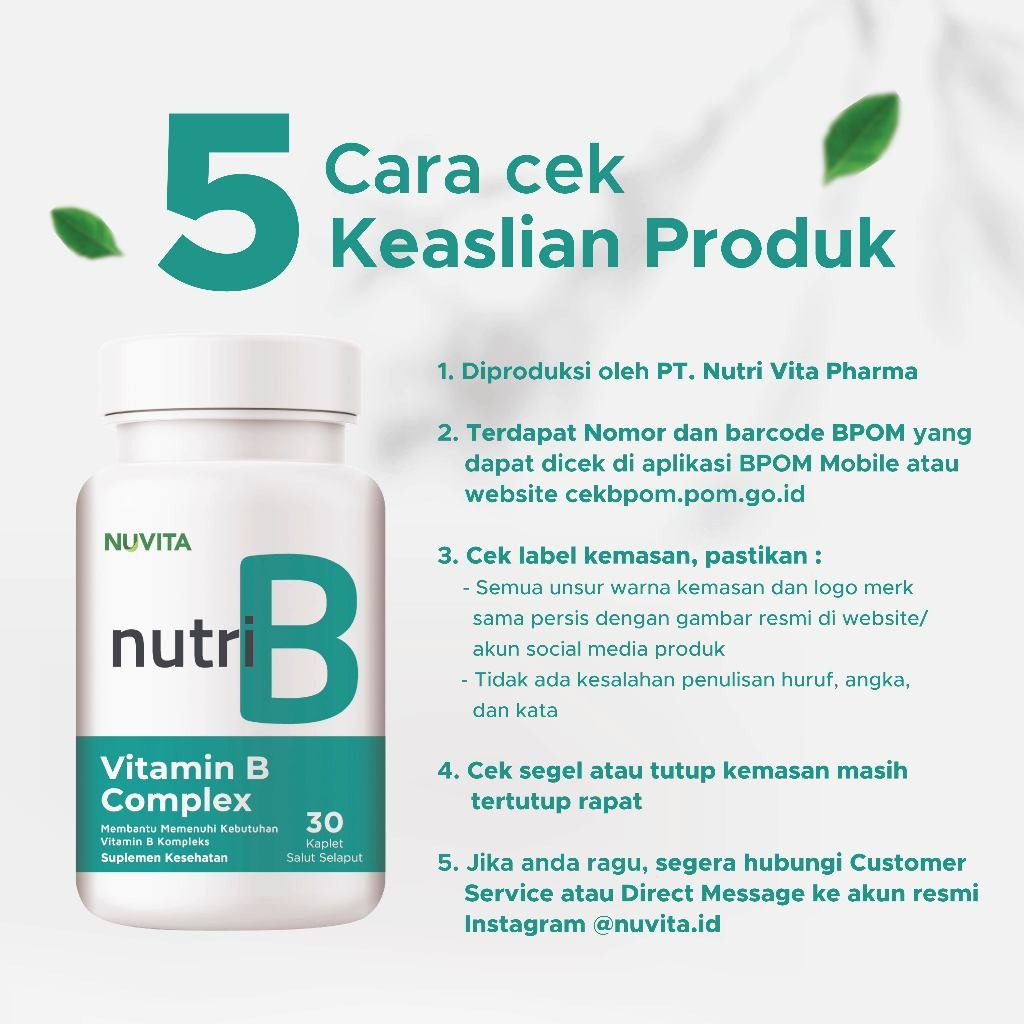 Nutri Vita Pharma Nuvita Nutri B Vitamin B Complex 