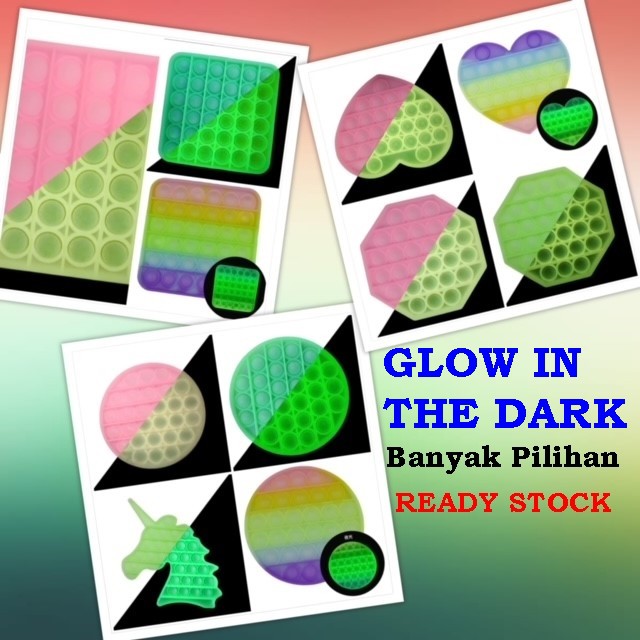  Pop It Glow in The Dark