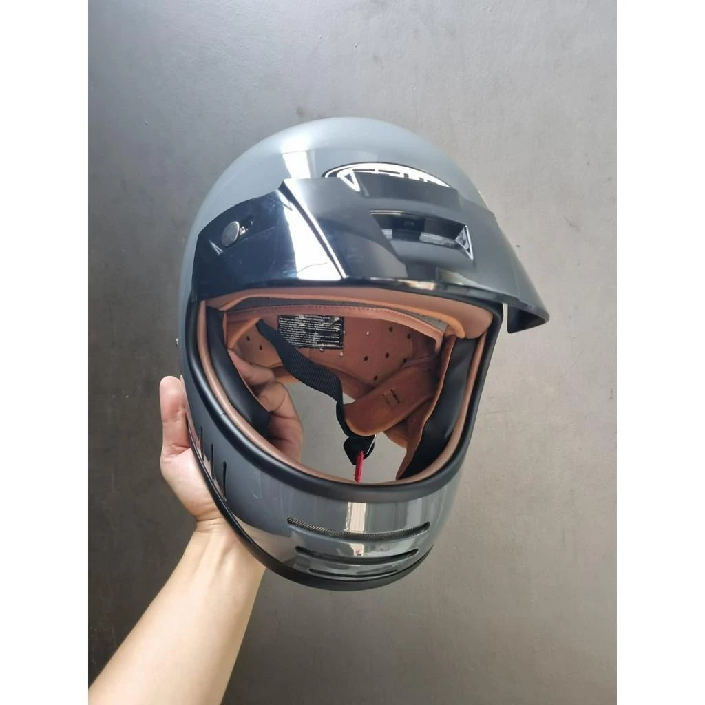 ZEUS Helmets Industrial ZEUS Grey Glossy Cakil Retro ZS-816C