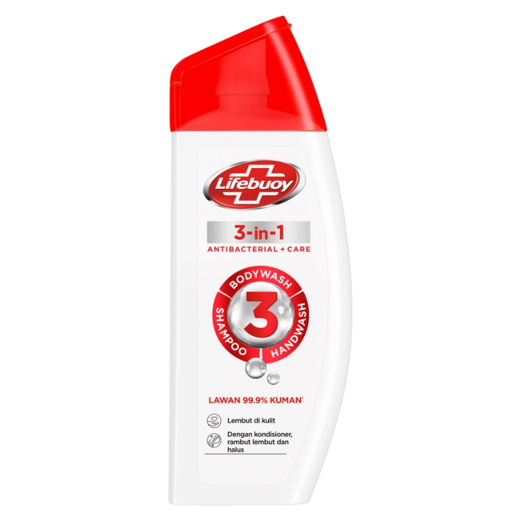 Lifebuoy Body Wash Shampoo Handwash 3-in-1