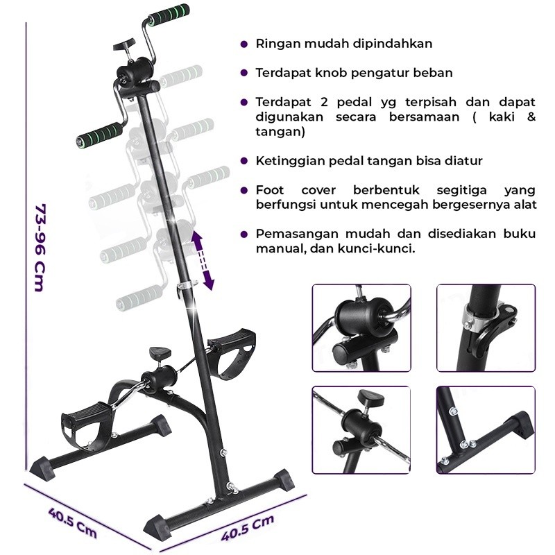 e-Buy Sepeda Statis 4 in 1 Multifungsi 5