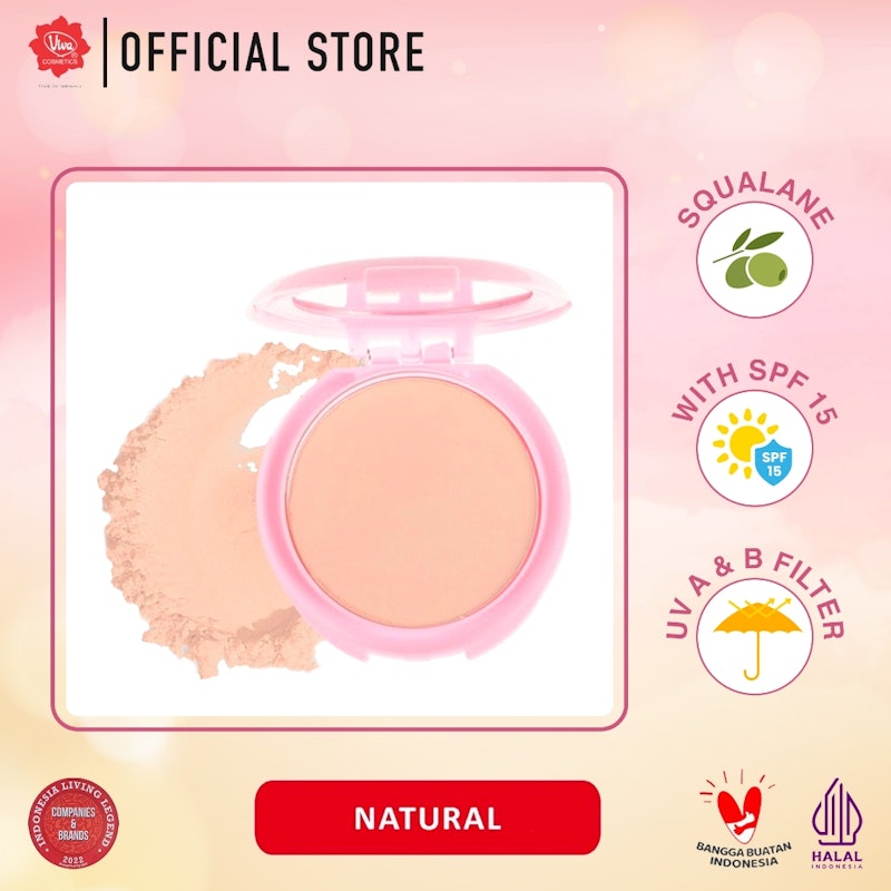 Bright Beauty Compact Powder with SPF 15 Natural 2