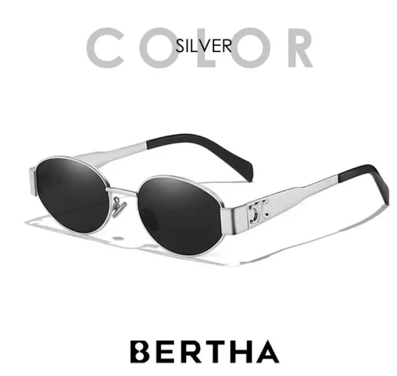 Bertha Oval Anti UV 400 Sunglasses 3