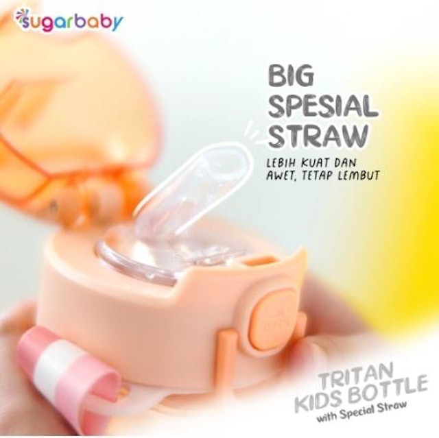 Kindalin Utama Internasional sugarbaby Tritan Kids Bottle with Special Straw