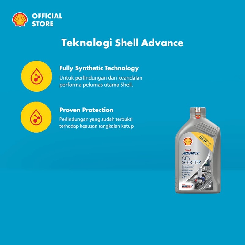 Shell Advance City Scooter 10W-40 3