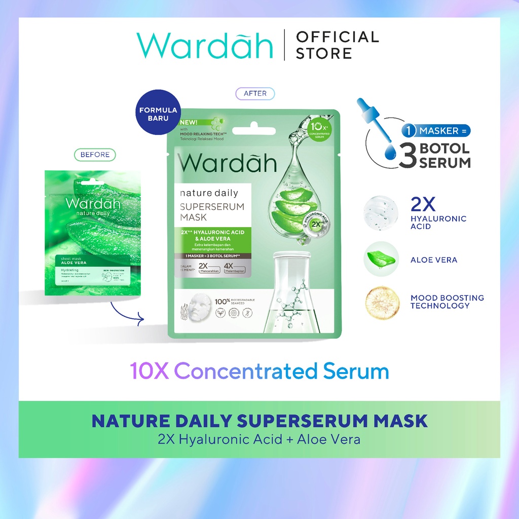 Paragon Technology and Innovation Wardah Nature Daily SuperSerum Mask
