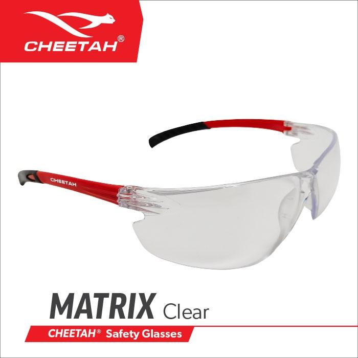 Cheetah Safety Glasses Matrix Clear Lens A 3