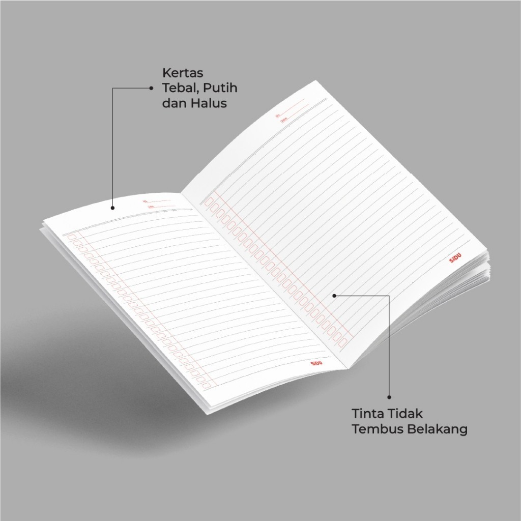 SiDU Buku Tulis Cover Sampul Nama 4