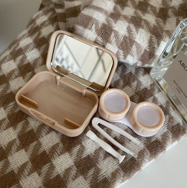  Softlens Case 3D Flower A Cup of Milk