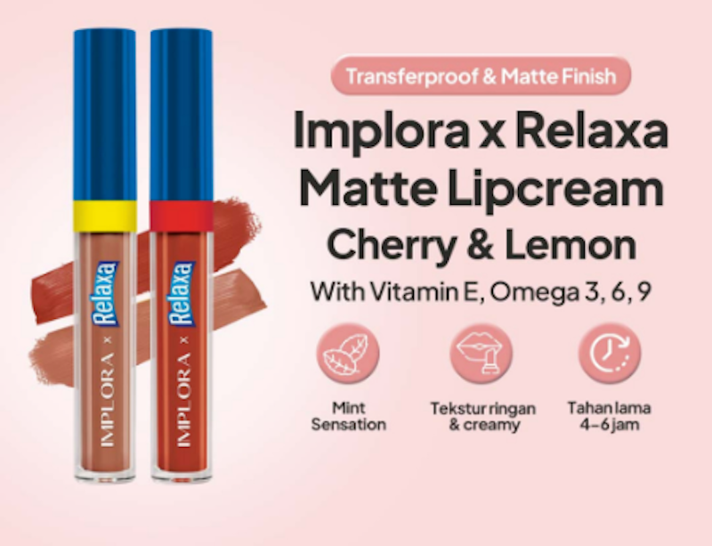 Implora X Relaxa Matte Lip Cream 3