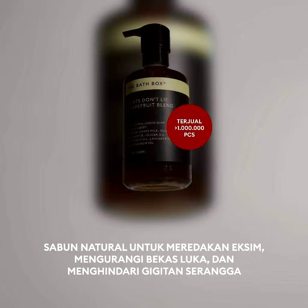 Mitra Kreasi Natural THE BATH BOX® Goats Don't Lie Grapefruit Blend Liquid Soap