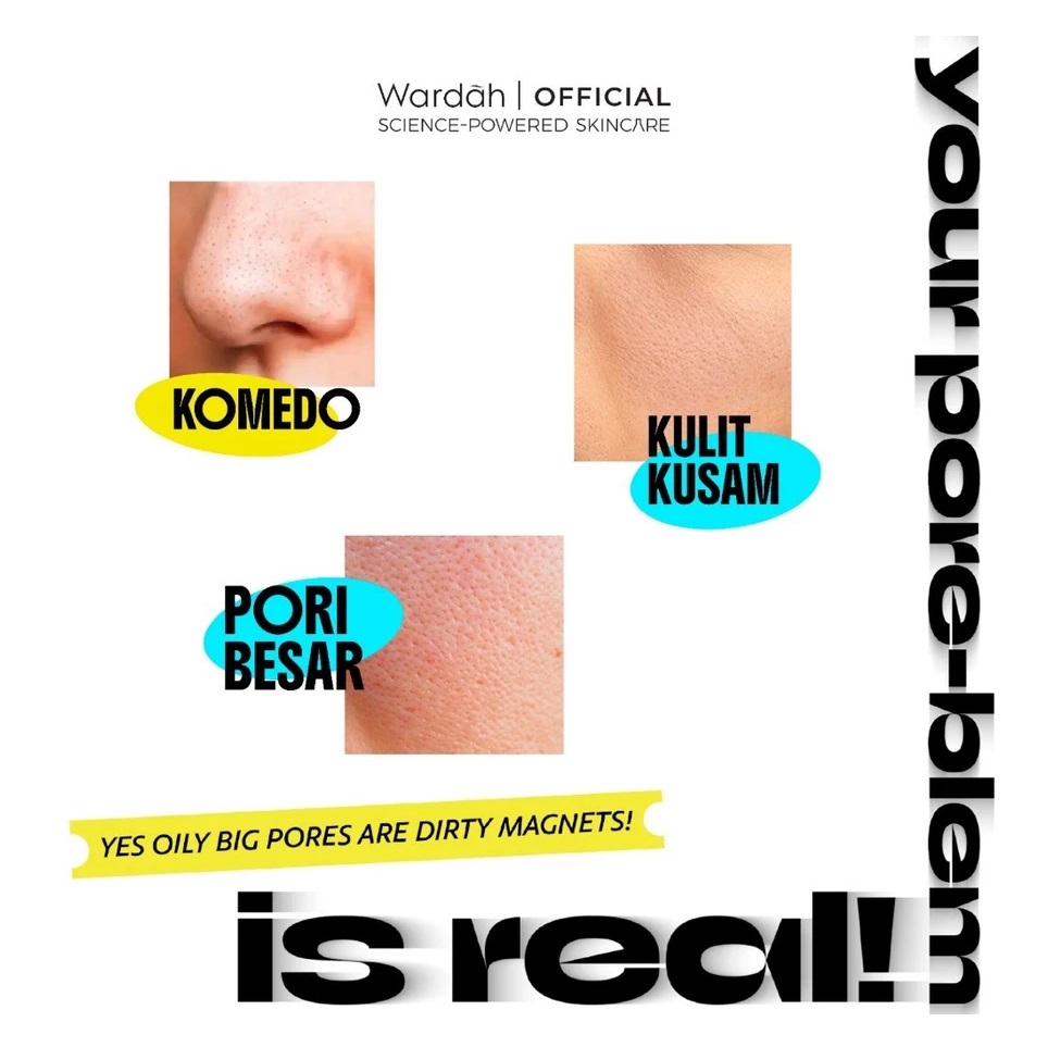 Paragon Technology and Innovation Wardah Bright Now Vitamin C Mugwort Clay Oil Ctrl Facial Foam