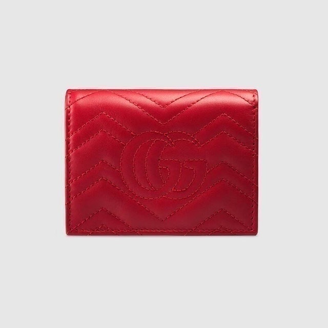 Gucci GG Marmont Card Case Wallet Style ‎466492 DTD1T 6433