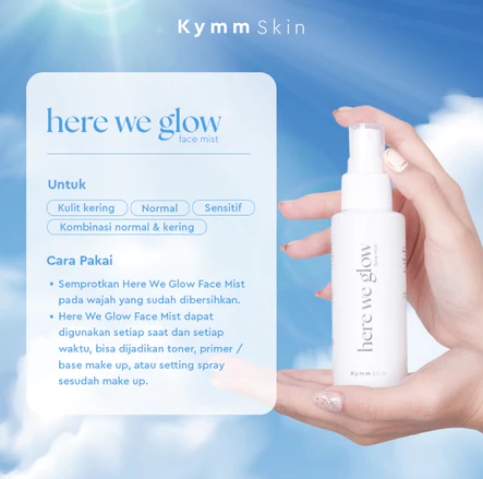 Beautica Dafhina Kymm Skin Here We Glow Face Mist