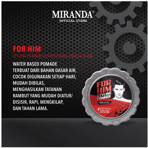 Victoria Care Indonesia For Him Styling Pomade Super Strong Hold and Wet Look