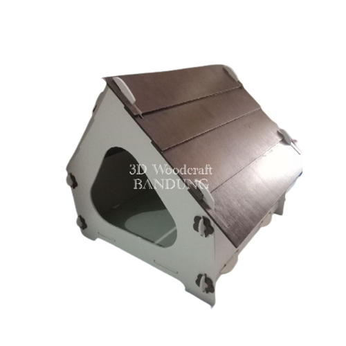  Kandang Rumah Kucing 3D Puzzle 