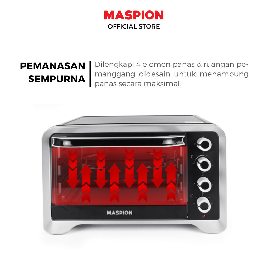 Maspion Group Maspion Oven Toaster MOT-3001 BS