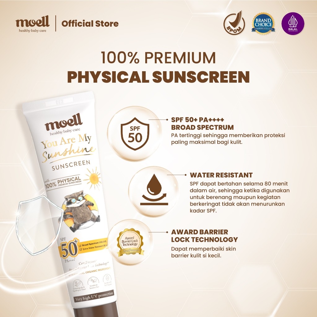 Moell Indonesia Sukses Moell You Are My Sunshine Sunscreen