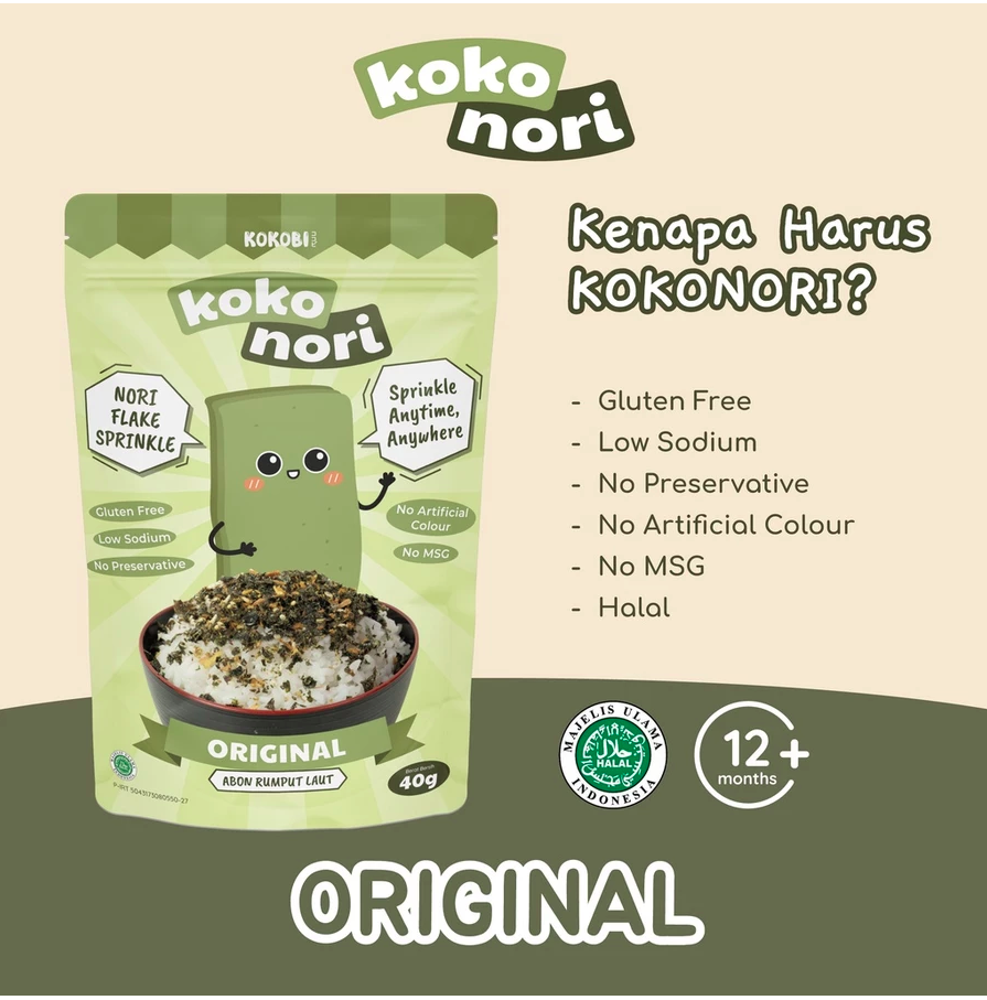 Platinum Food Kokobi Koko Nori Abon Rumput Laut Original
