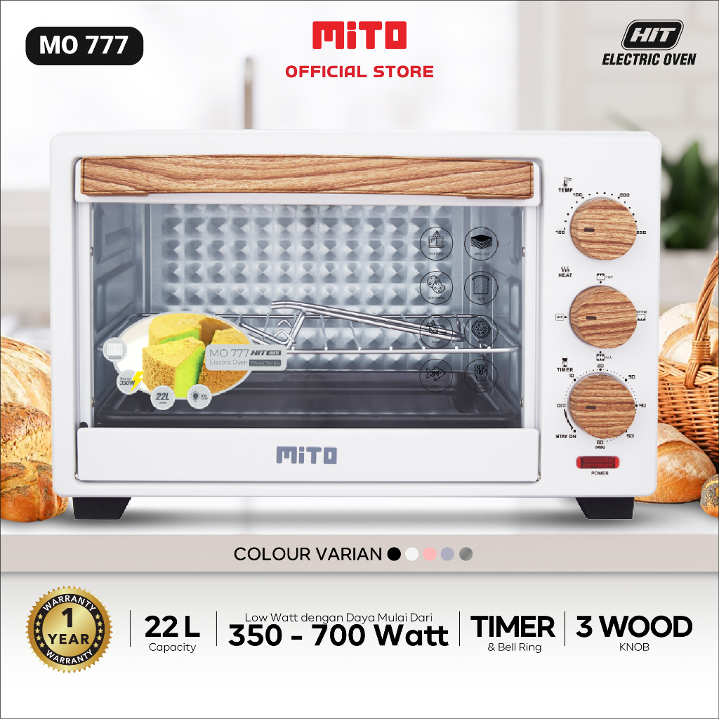 Mahakarya Sukses Indonesia MITO HIT Electric Oven Wood Series MO777