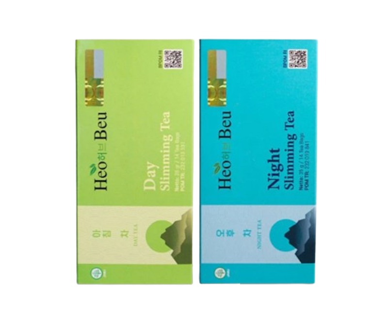 Heo Beu Slimming Tea: Day Tea & Night Tea 1