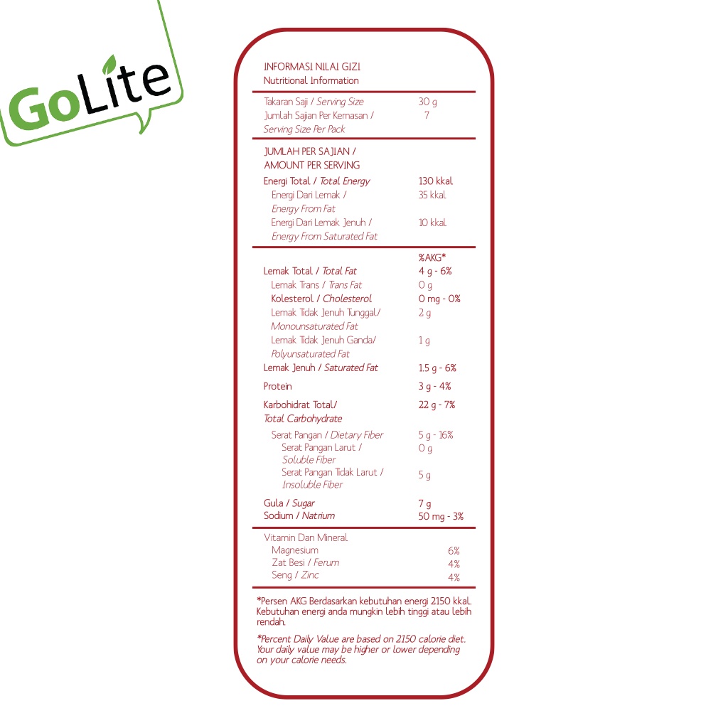 GoLite  Original Crunch Grain Cereal