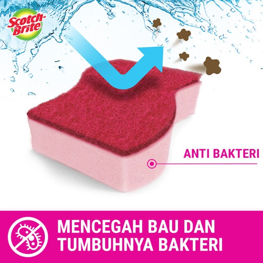Scotch-Brite® Easy Clean Scrub Sponge 4