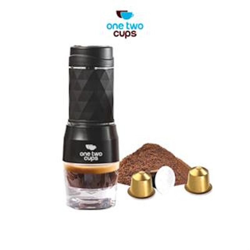 One Two Cups Hand Press Mini Espresso 5