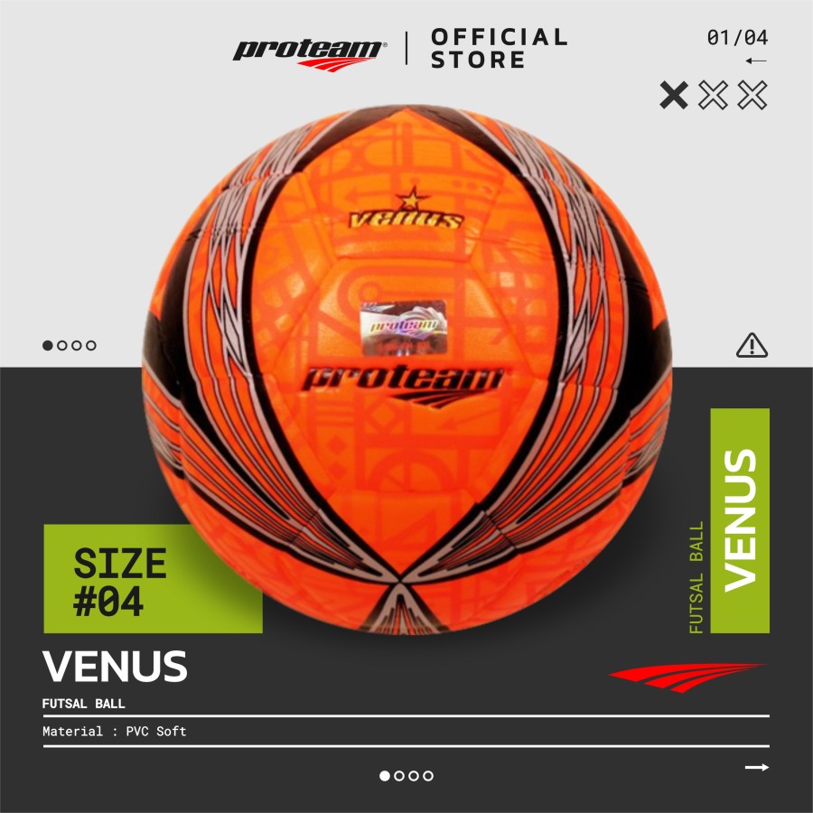 Inkor Bola Pacific Proteam Bola Futsal Venus