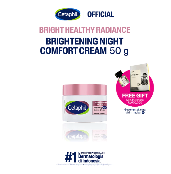 Galderma Cetaphil Bright Healthy Radiance Brightening Night Comfort Cream