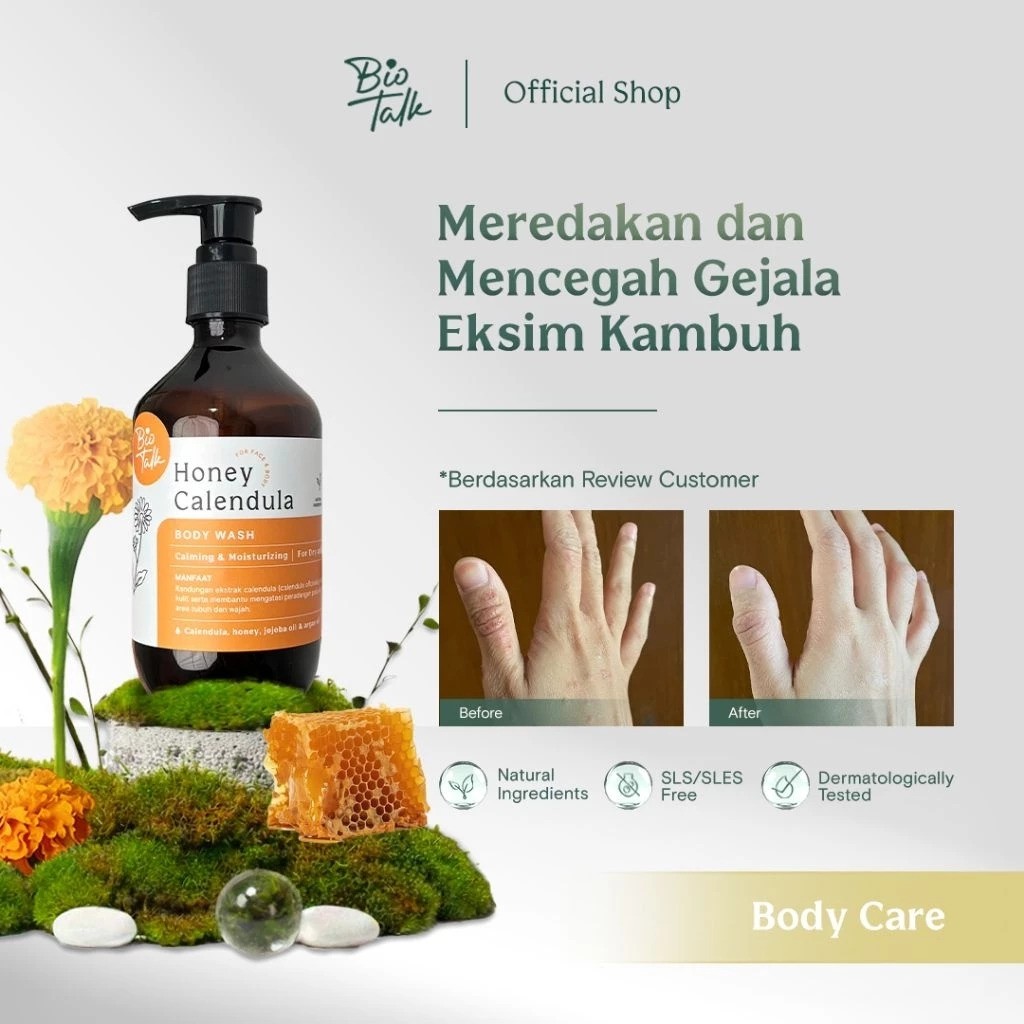Bionatura Berkat Abadi Biotalk Honey Calendula Body Wash