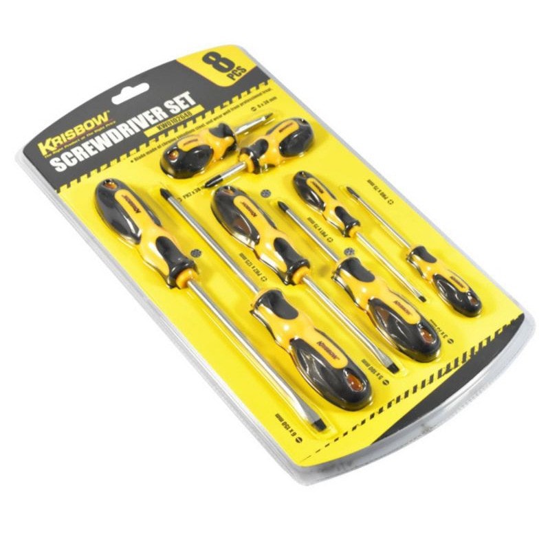 Set 8 Pcs Obeng Plus & Minus 2