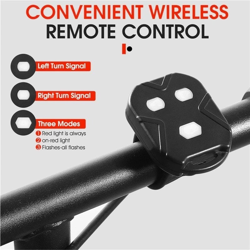 West Biking Lampu Sein Sepeda USB Wireless 4