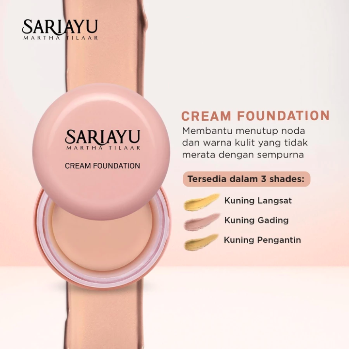 Martina Berto Sariayu Cream Foundation