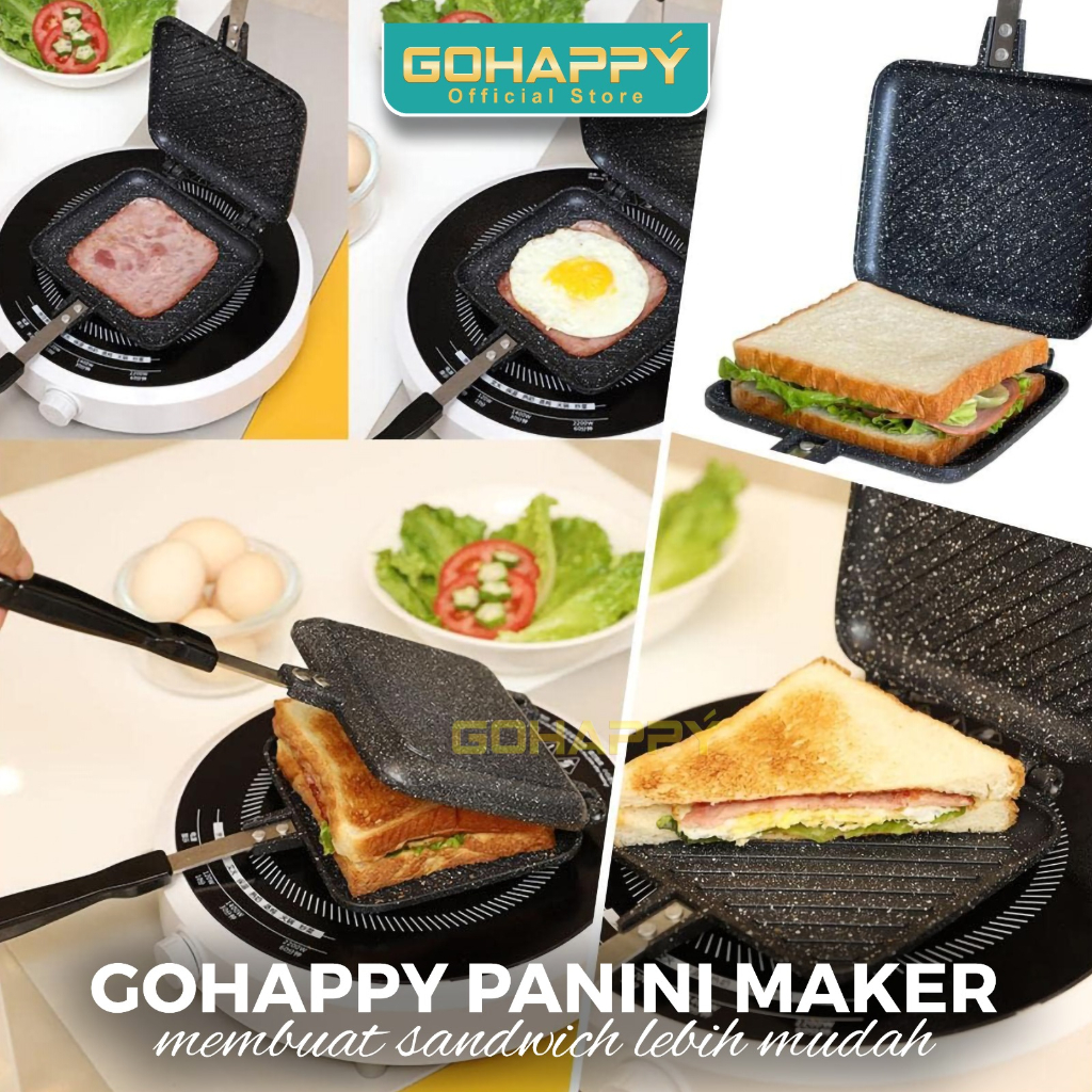 GOHAPPY GOHAPPY Sandwich Panini Maker