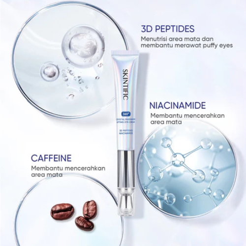 Skintific Cosmetics SKINTIFIC 360° Crystal Massager Lifting Eye Cream